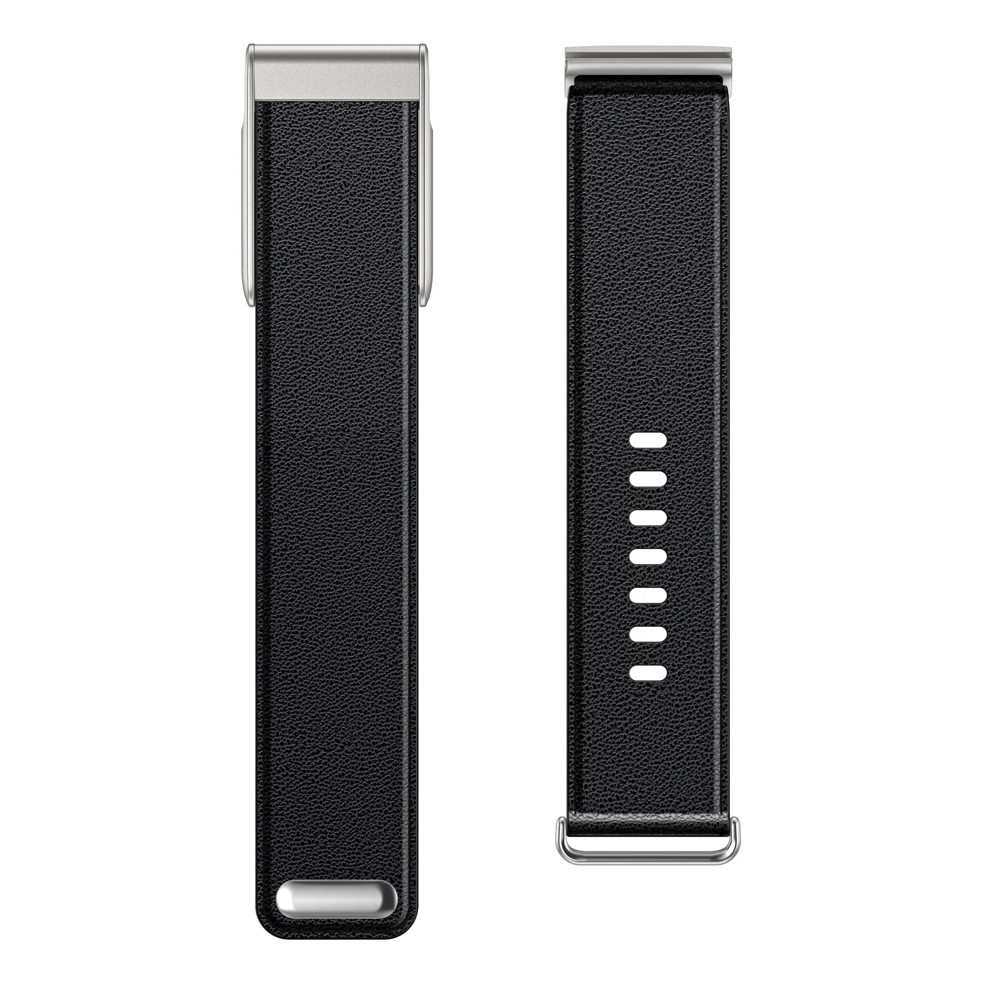 Bracelet cuir compatible avec Whoop MG (noir)
