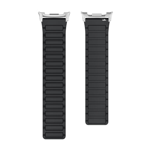 Bracelet silicone magnetique Samsung Galaxy Watch 8 - 44mm (noir)
