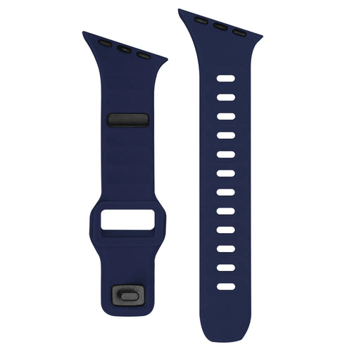 Bracelet sport tilted Apple Watch (bleu foncé)