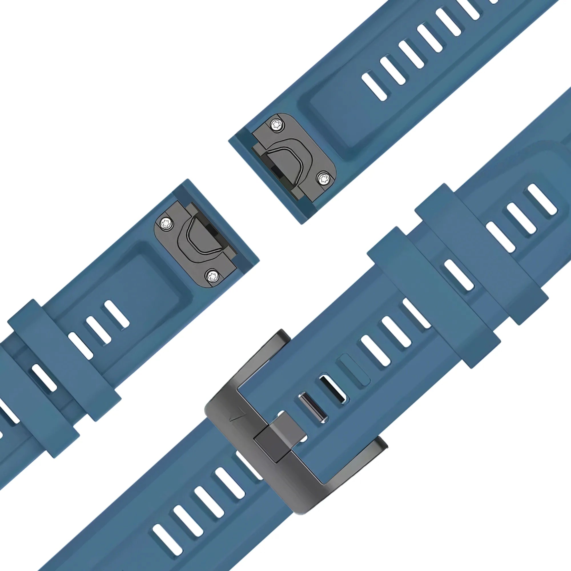 Bandz Garmin Fenix 5s / 6s Silicone Strap 'Classic' (Rock Green)
