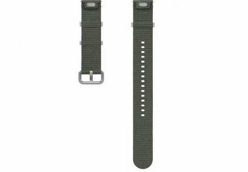 Nylon Athleisure Strap, khaki, laid flat, separate parts, direct top view