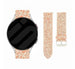 Withings ScanWatch Nova leren glitter bandje (roségoud)