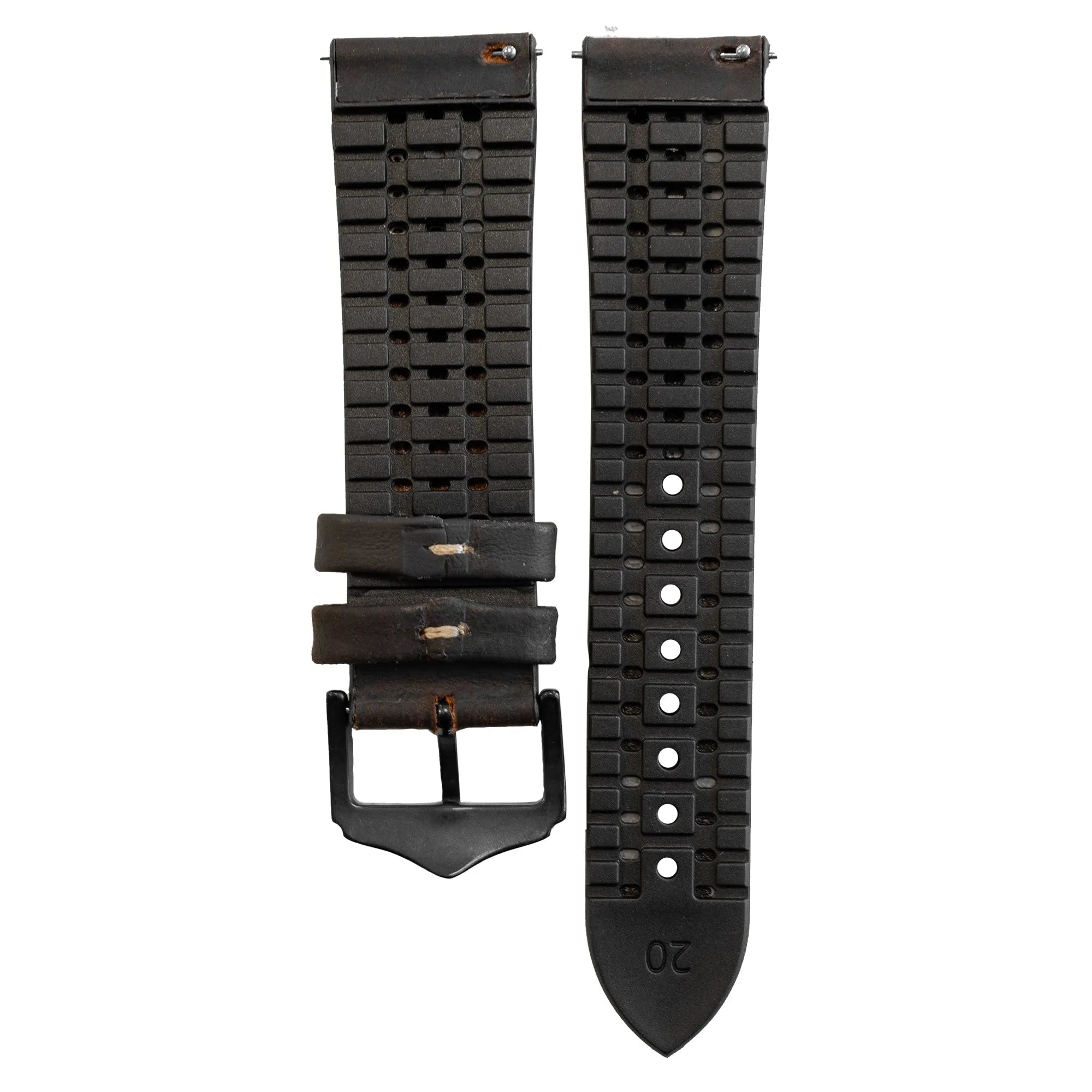Amazfit Active Leather / Silicone Strap (Brown)
