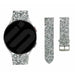 Coros Apex 2 Glitter Leather Strap (Silver)