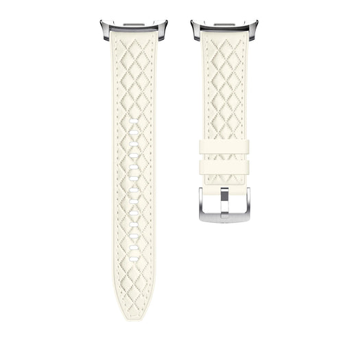 Samsung Galaxy Watch 9 - 40mm Diamond Leather Hybrid Strap (Beige)