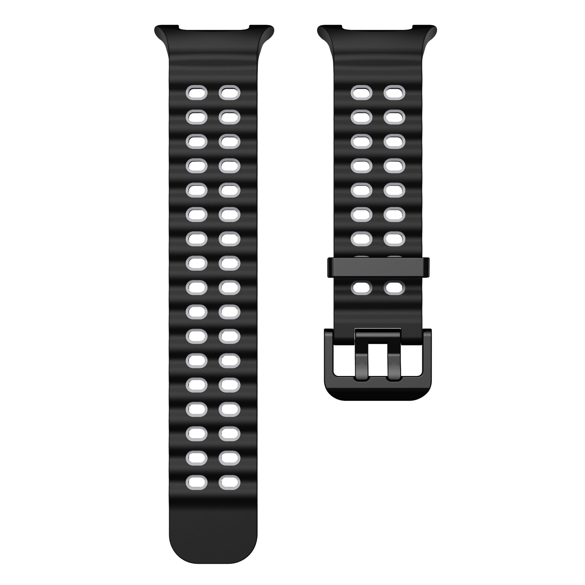 Samsung Galaxy Watch 8 Classic Ocean Armband (Schwarz/Grau)