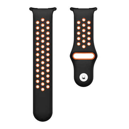 Bracelet sport Samsung Galaxy Watch Ultra (noir/orange)