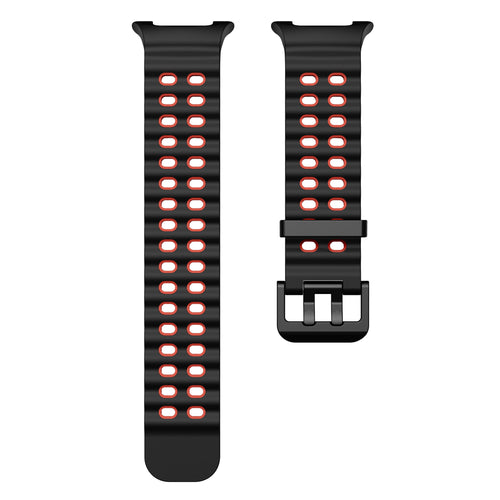 Samsung Galaxy Watch 8 - 44mm Ocean Strap (Black/Red)