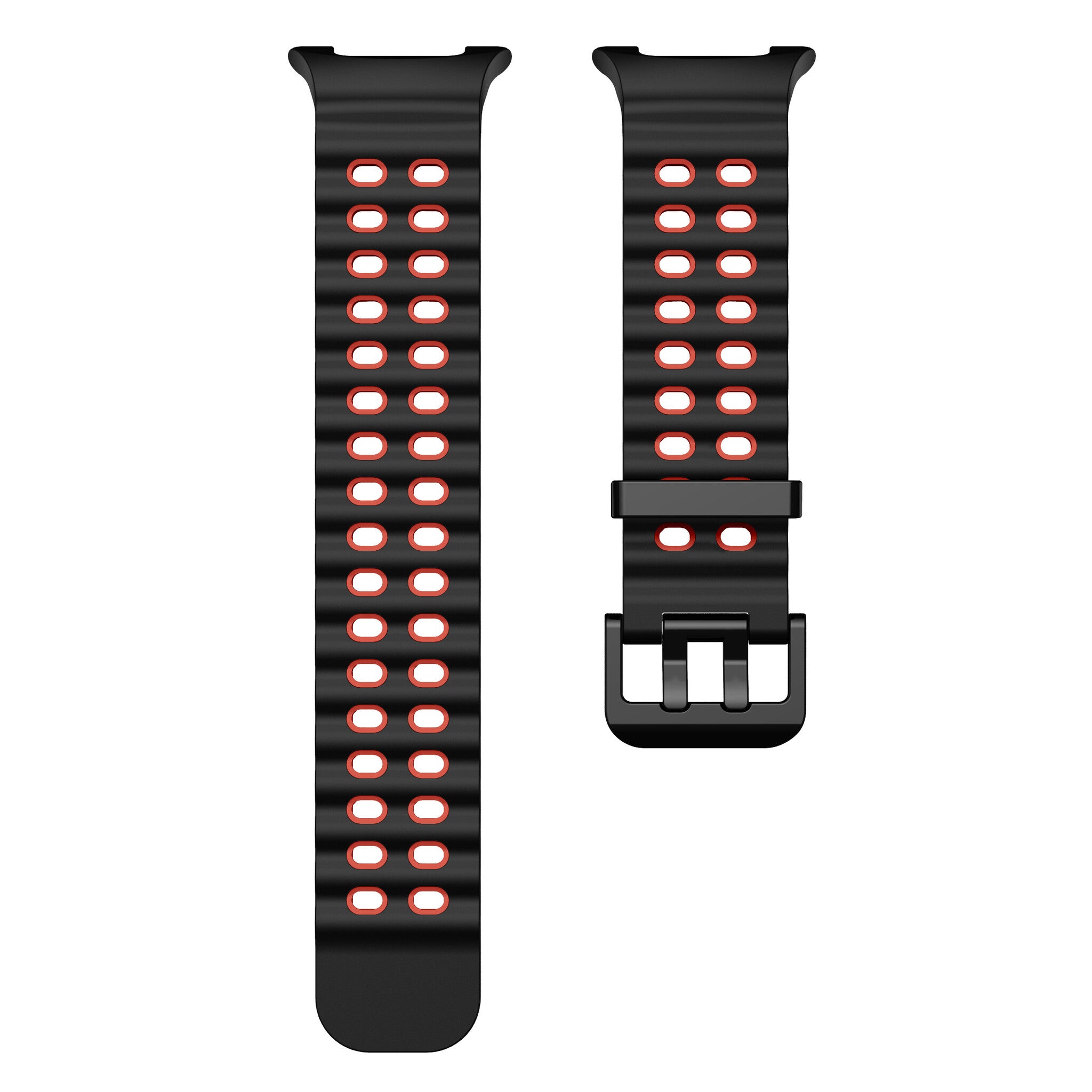 Samsung Galaxy Watch 8 - 44mm Ocean Strap (Black/Red)