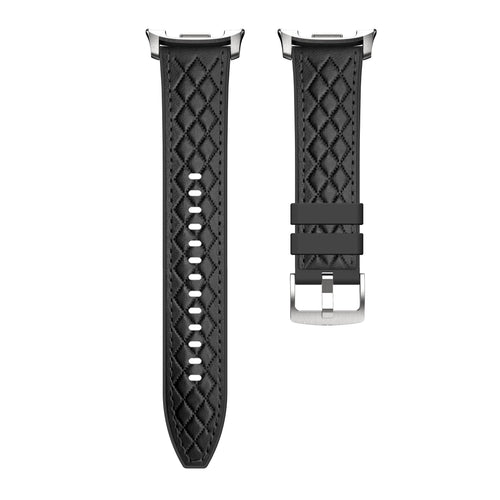 Bracelet cuir hybride diamond Samsung Galaxy Watch 9 - 40mm (noir)