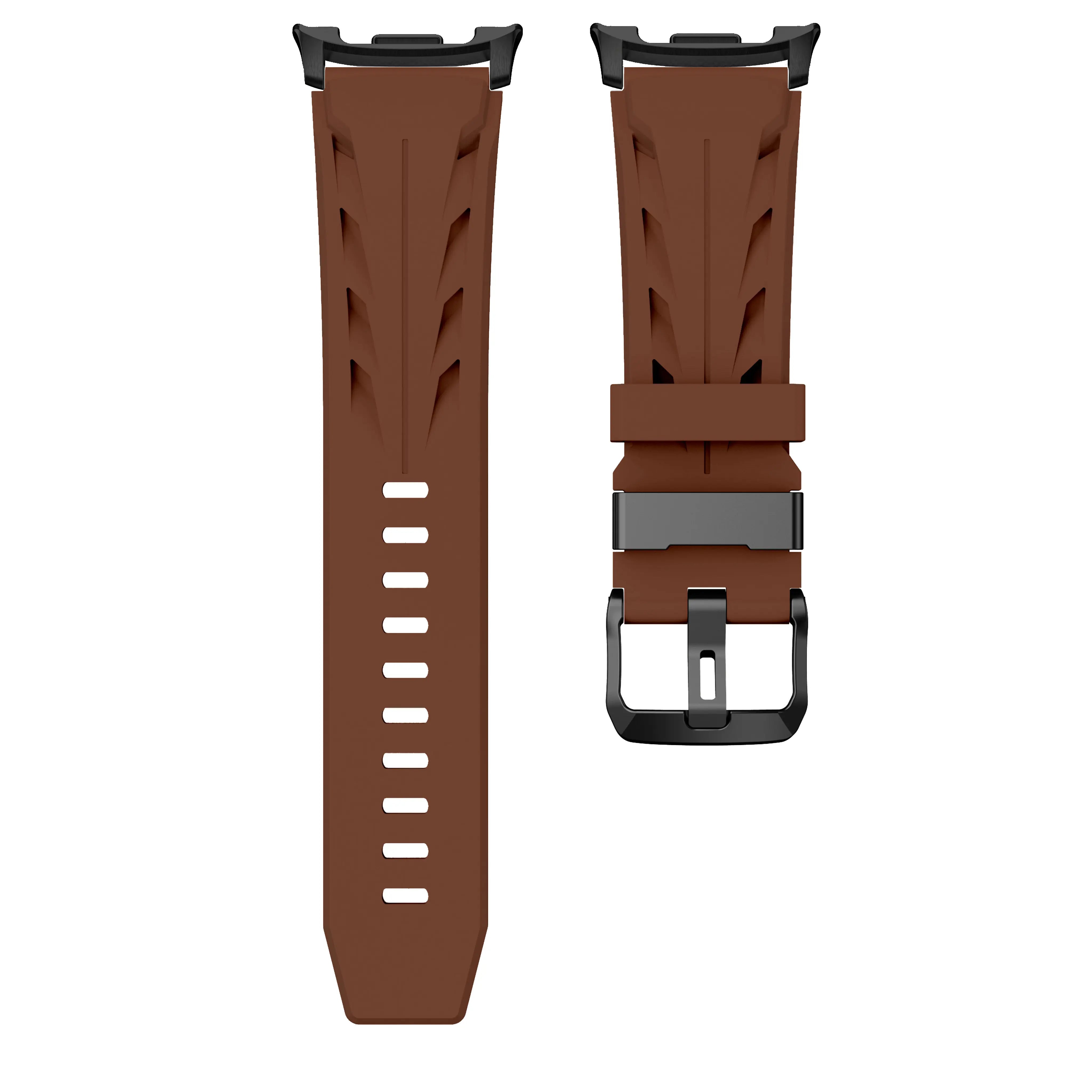 Samsung Galaxy Watch 9 - 40mm Race Silicone Strap (Brown)