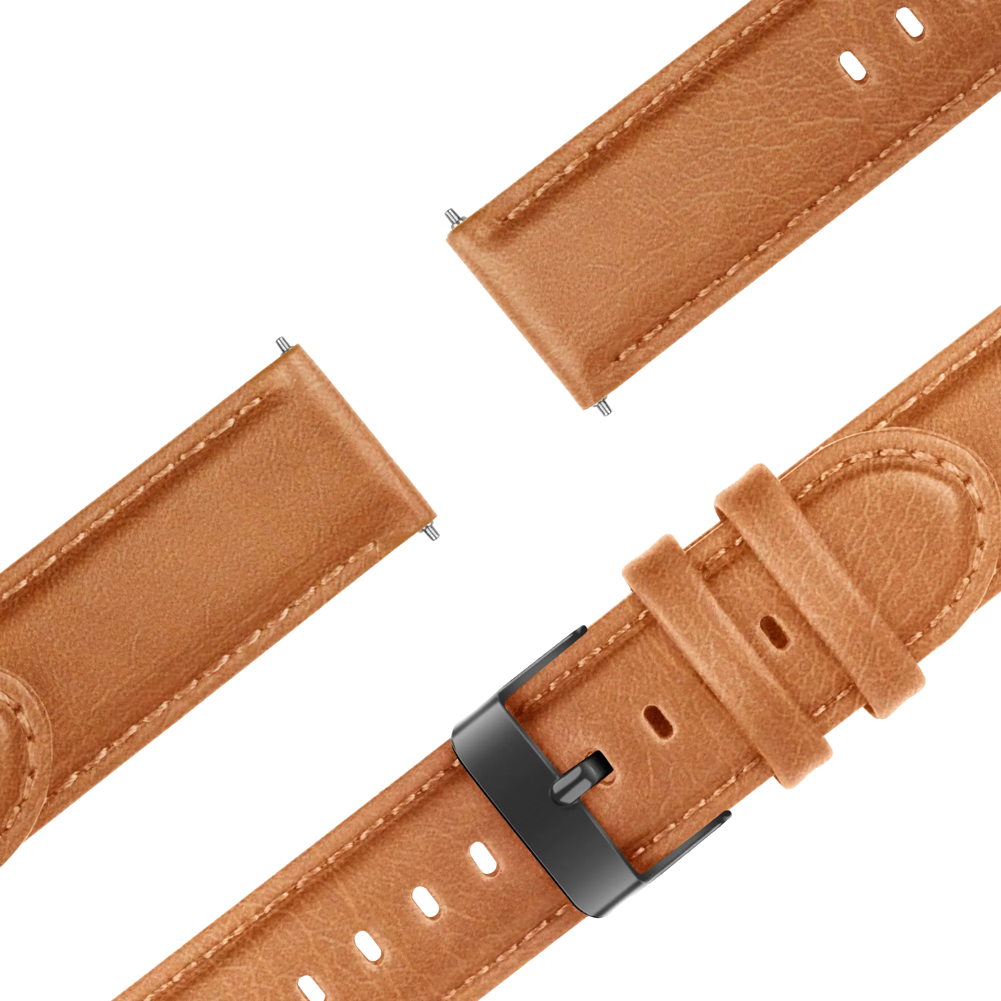 Bandz Garmin Forerunner 245 Lederarmband 'Classic' (Braun)