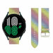 Samsung Galaxy Watch 4 40mm Glitzerlederarmband (Regenbogen)