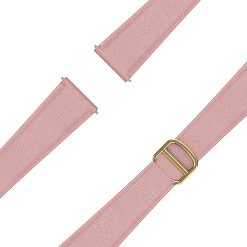 Bandz Garmin Forerunner 645 Lederarmband 'D-Type' (Rosa)