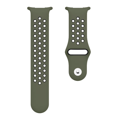 Bracelet sport Samsung Galaxy Watch Ultra (vert militaire/noir)