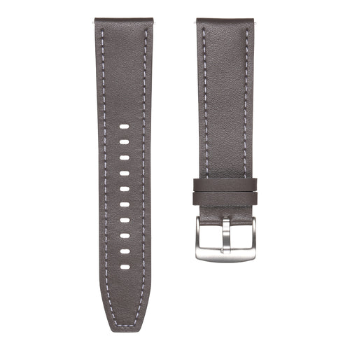 Samsung Galaxy Watch 46 mm 'ein Push' Leder-Armband (grau)