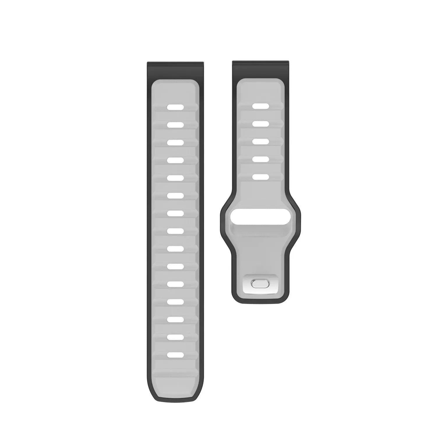 Polar Unite Outdoor Duo Silicone Strap (Grey/Black)