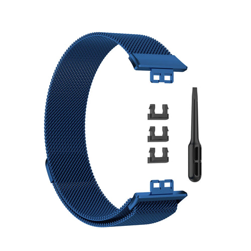 Bracelet Milanais Huawei Watch Fit SE (bleu)