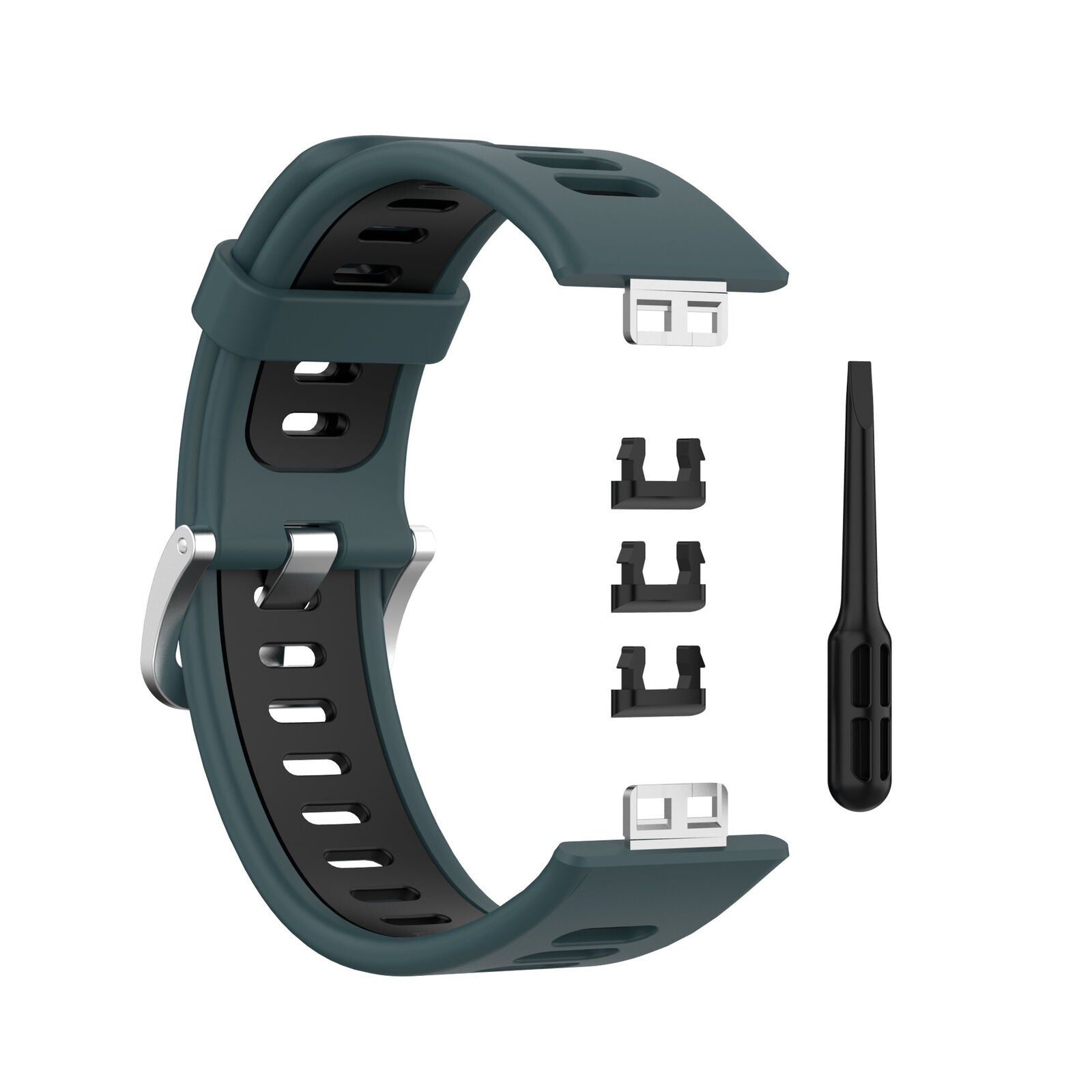 Huawei Watch Fit SE Sport Buckle Strap (Green/Black)