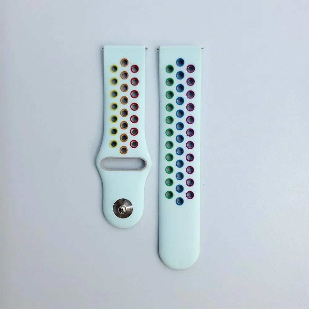 Amazfit GTS 4 Sport Strap (Light Blue/Colourful)