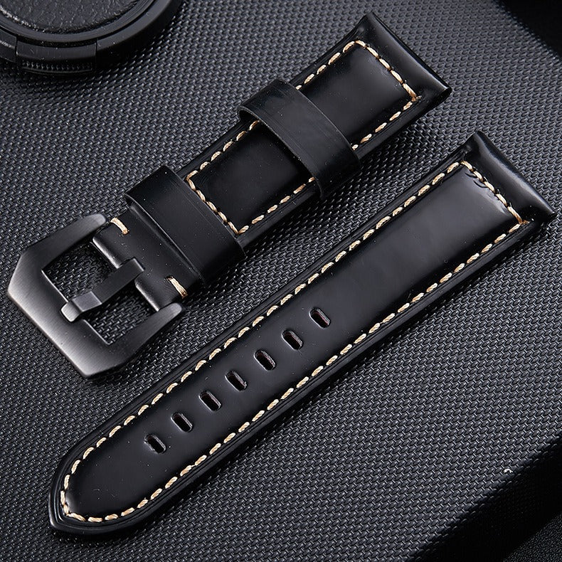 Correa cuero Garmin Venu X1 (negro)