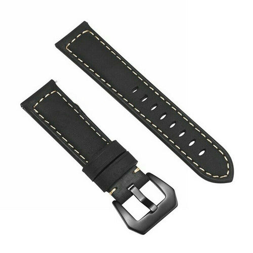 Amazfit Bip 5 Leather Strap (Black)