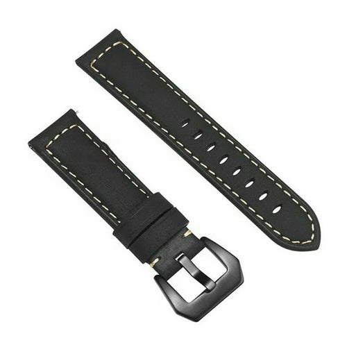Bracelet cuir Gard Pro Health Smartwatch 3 - 48mm (noir)