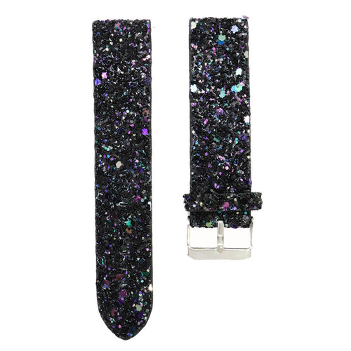 Withings Steel HR - 40mm leren glitter bandje (zwart)