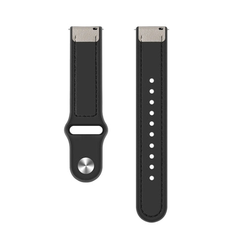 Suunto 9 Peak Pro Leather Hybrid Strap (White)