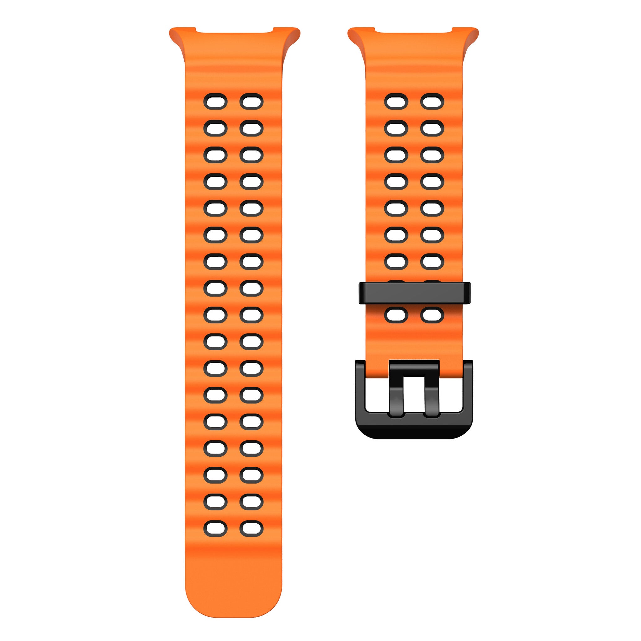 Samsung Galaxy Watch 9 - 40mm Ocean Strap (Orange/Black)