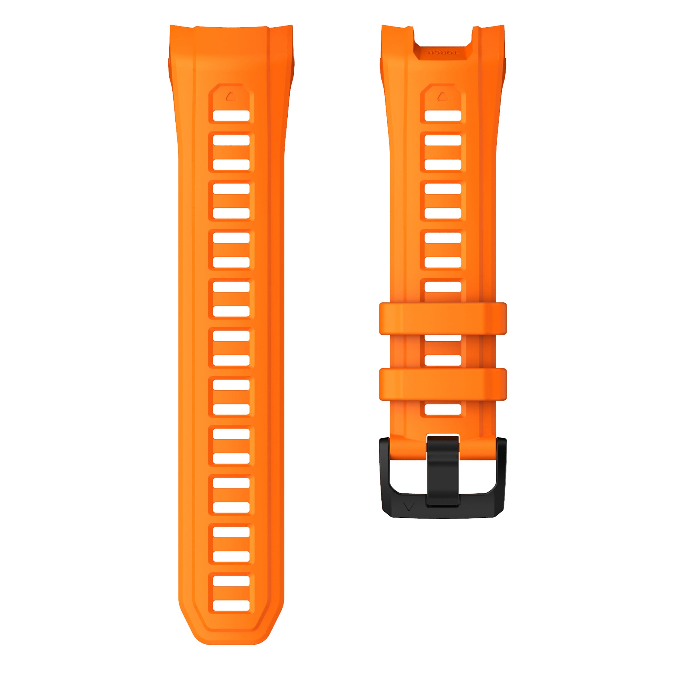 Bracelet silicone 'perfect fit' Garmin Instinct 3 - 45mm (orange)