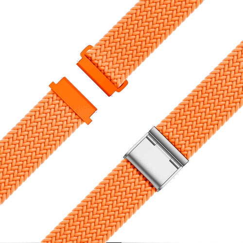 Bandz Garmin Venu 3 Woven Nylon Strap (Orange)
