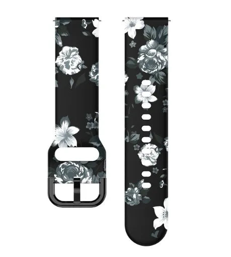 Grey Flower Amazfit GTS 4 Armband