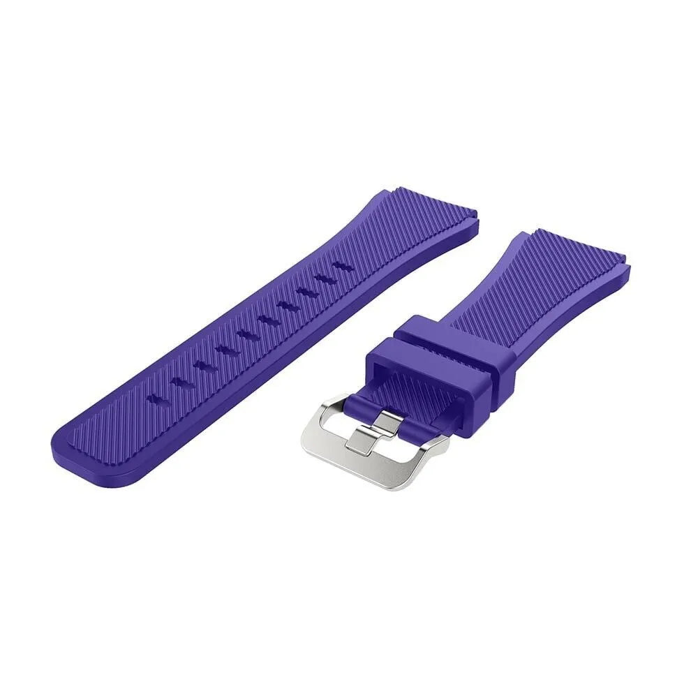 Oppo Watch X Twill Silicone Strap (Purple)