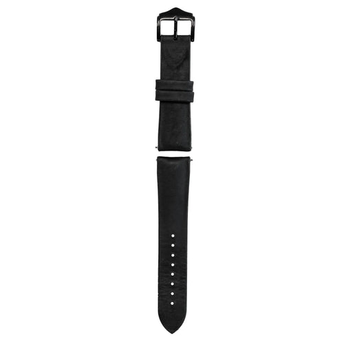 Polar Ignite Silikon-/Lederarmband (Schwarz)