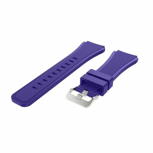 Bracelet silicone sergé Withings ScanWatch Nova (violet)