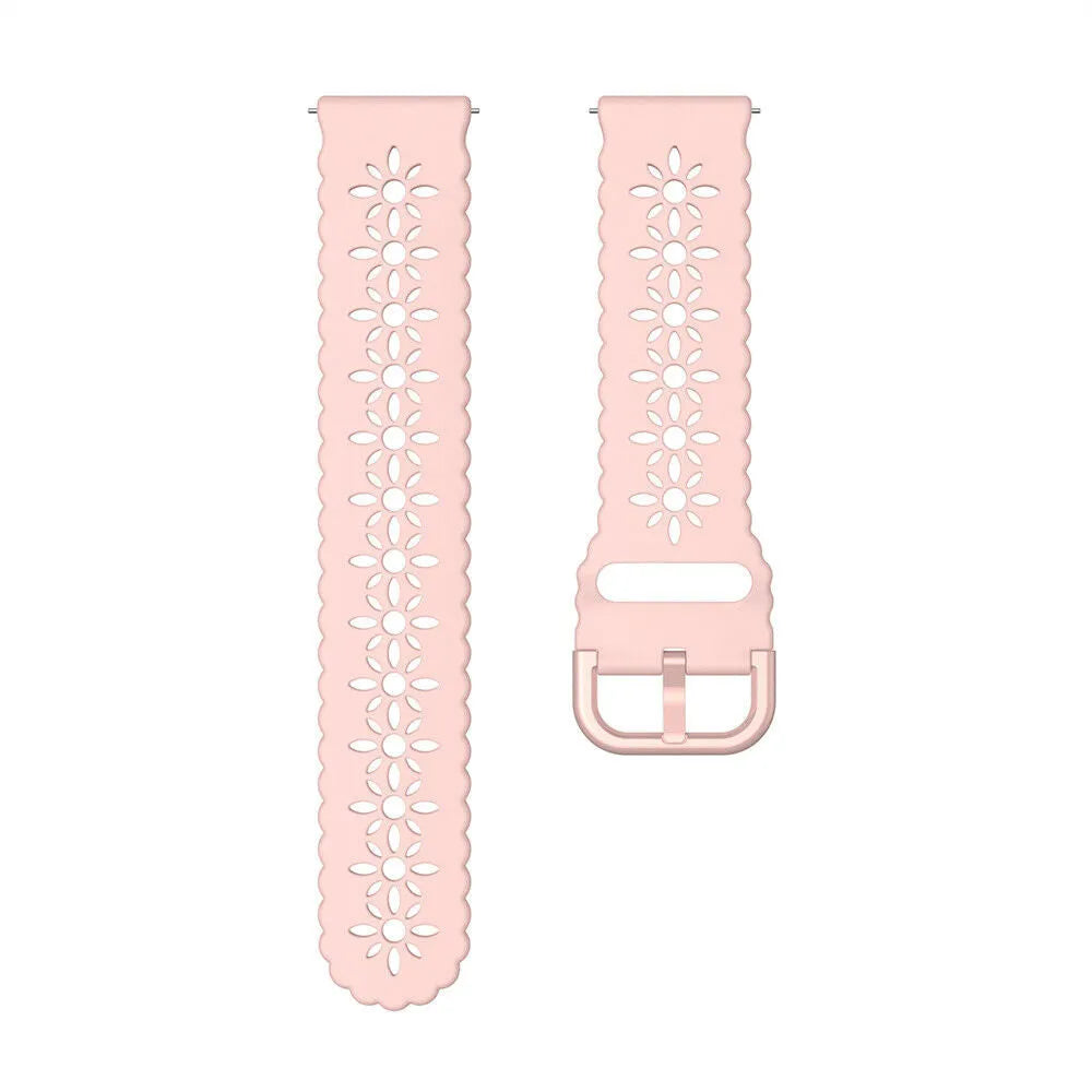 Amazfit Bip 3 (Pro) Patterned Silicone Strap (Pink)