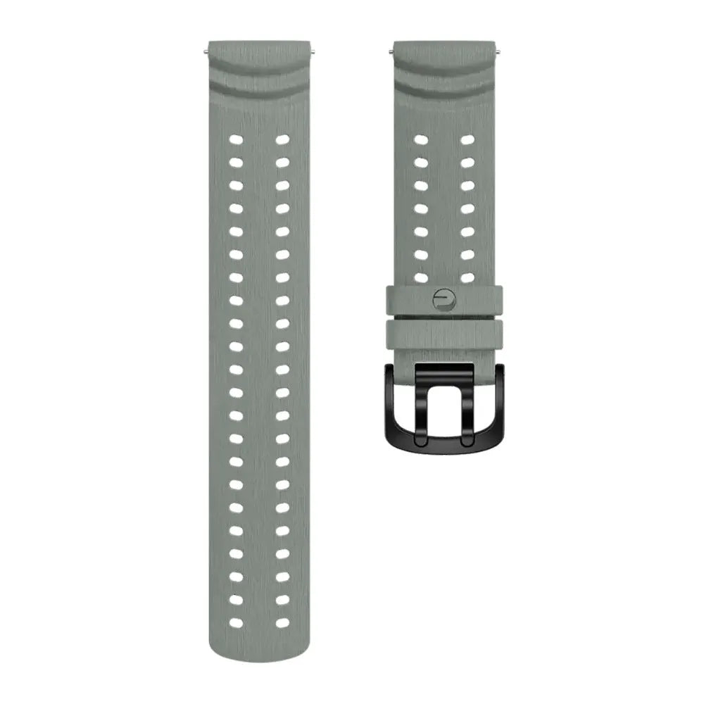 Polar Grit X Silicone Grain Strap (Dark Grey)