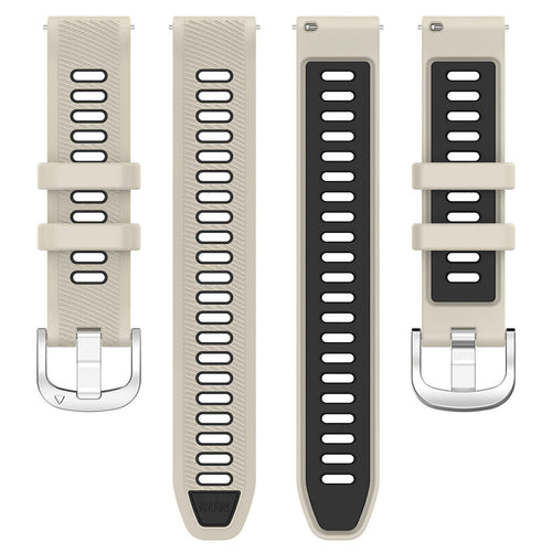 Bracelet sport avec boucle Garmin Approach S44 (beige/noir)