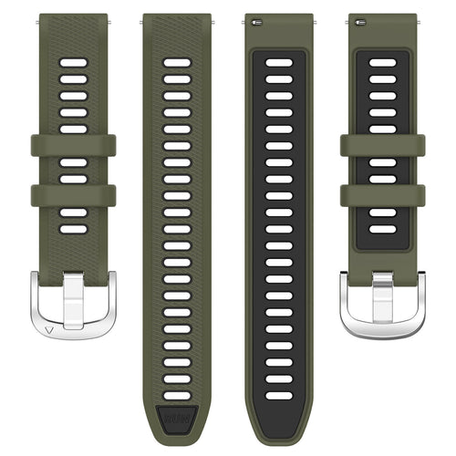 Garmin Venu 4 - 45mm Buckled Sport Strap (Olive Green/Black)