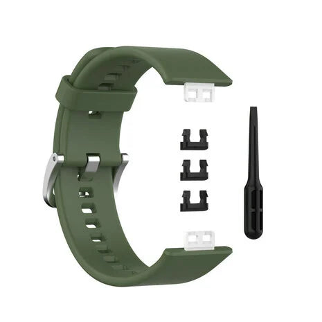 Bracelet silicone Huawei Watch Fit SE (vert foncé)