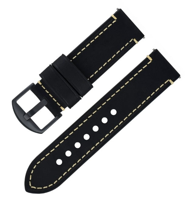 Xiaomi Watch S4 - 41mm Genuine leren bandje (zwart)