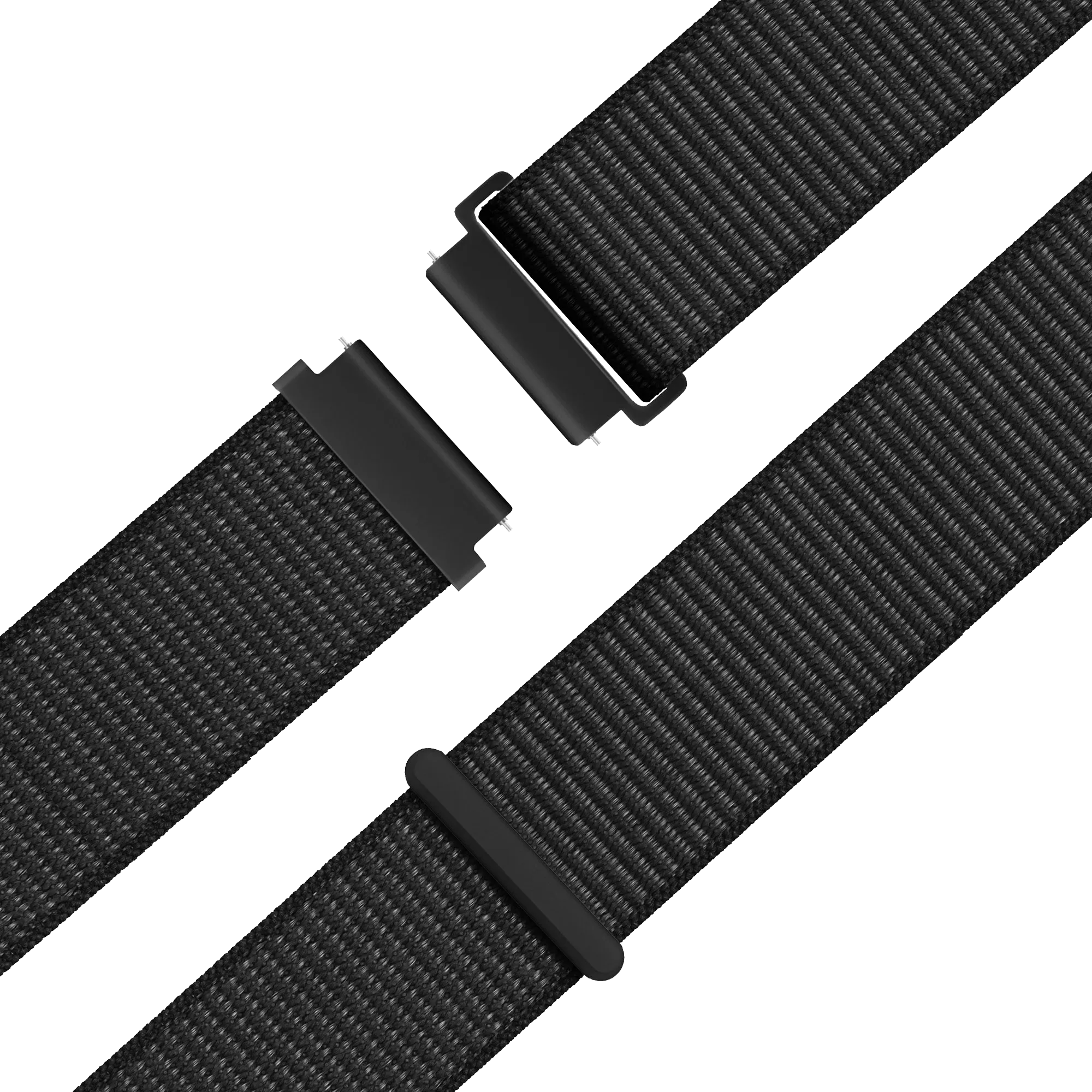 Bandz Garmin Bounce 2 Nylon Loop Armband (Schwarz)