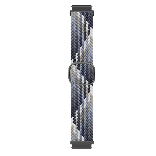 Nylon Adjustable Braided Strap, laid flat, joined, direct top view