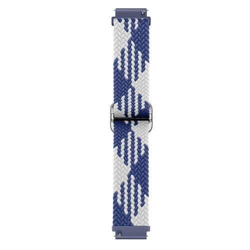 Gard Pro Health Smartwatch 3 - 48mm Verstellbar-Geflochtenes Armband (Blau/Weiß)