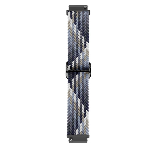 Redmi Watch 5 Lite gewebtes Nylonarmband (Mandala Schwarz)