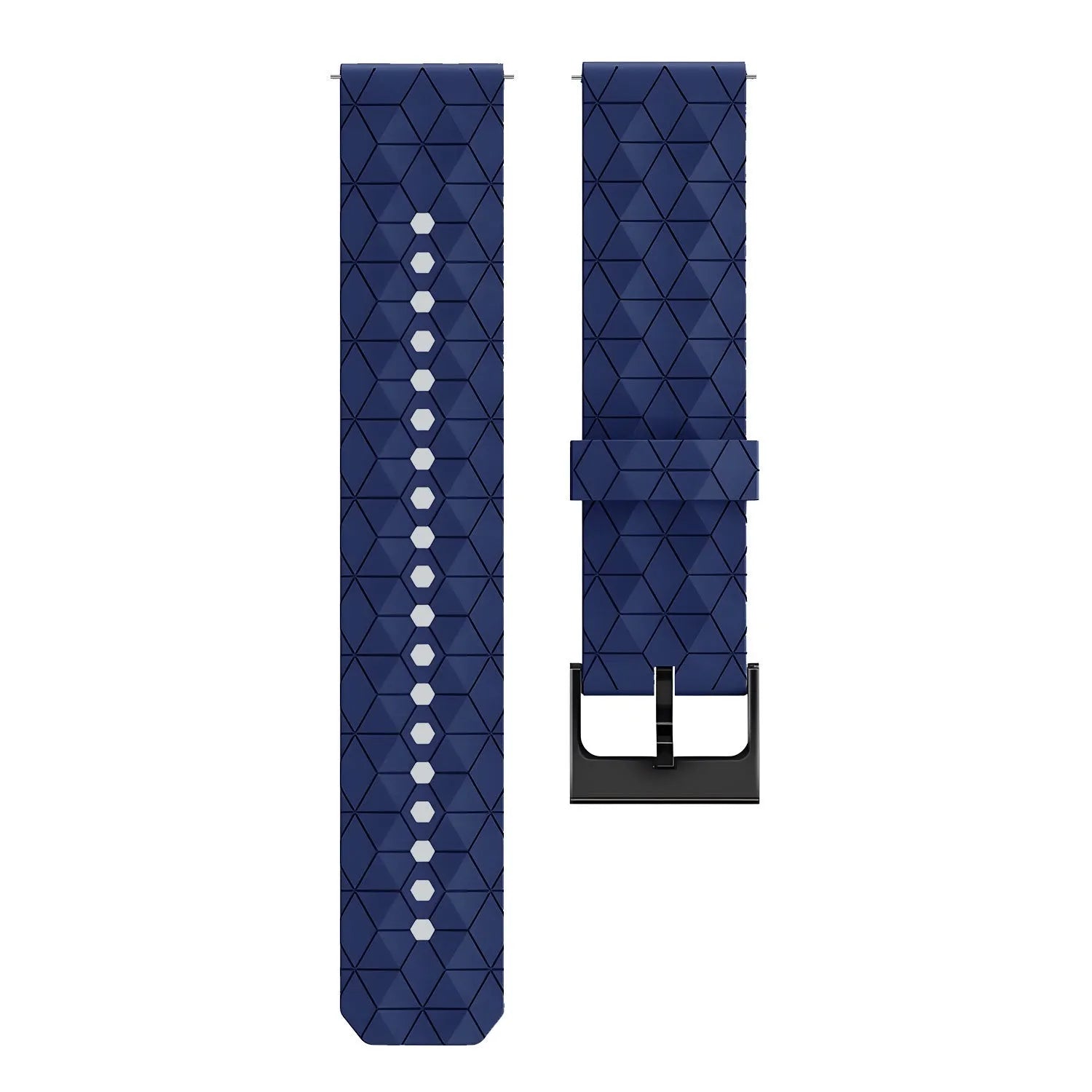Amazfit Active Silicone Hexa Strap (Dark Blue)