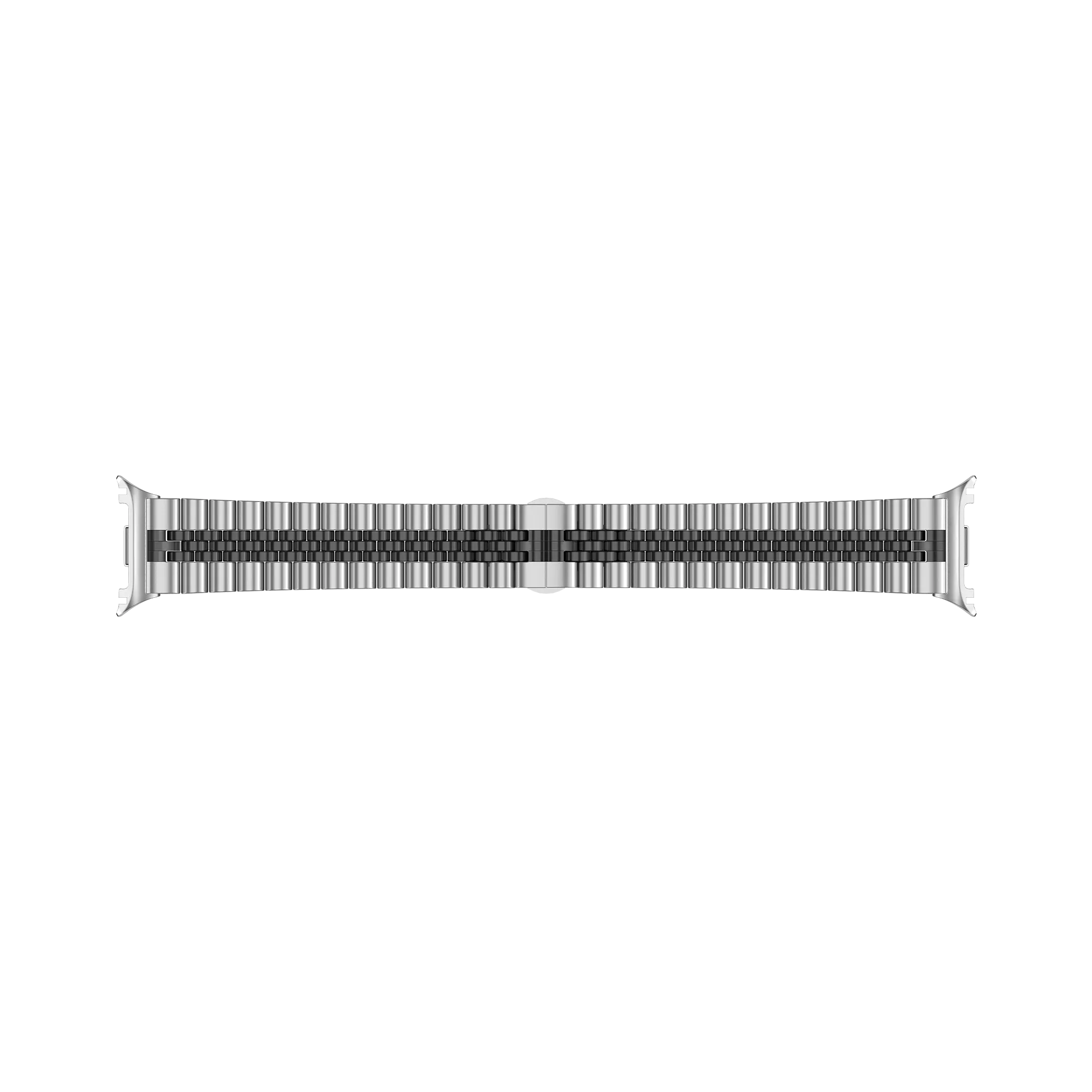 Samsung Galaxy Watch 8 - 44mm Jubilee Steel Strap (Silver/Black)