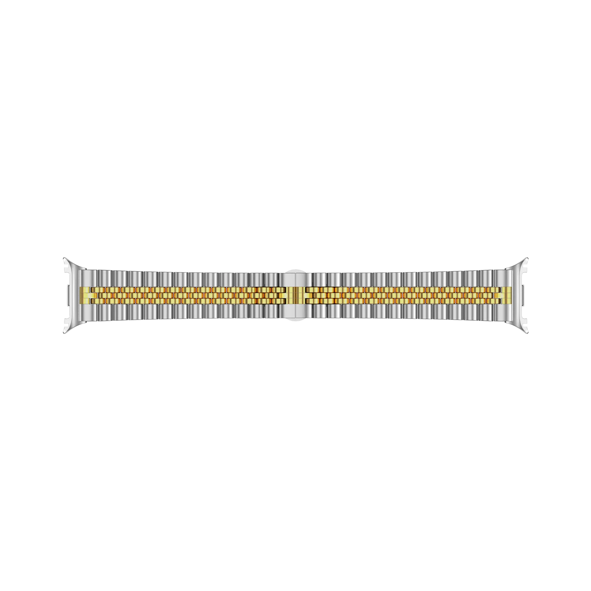 Samsung Galaxy Watch 8 - 44mm Jubilee Steel Strap (Silver/Gold)
