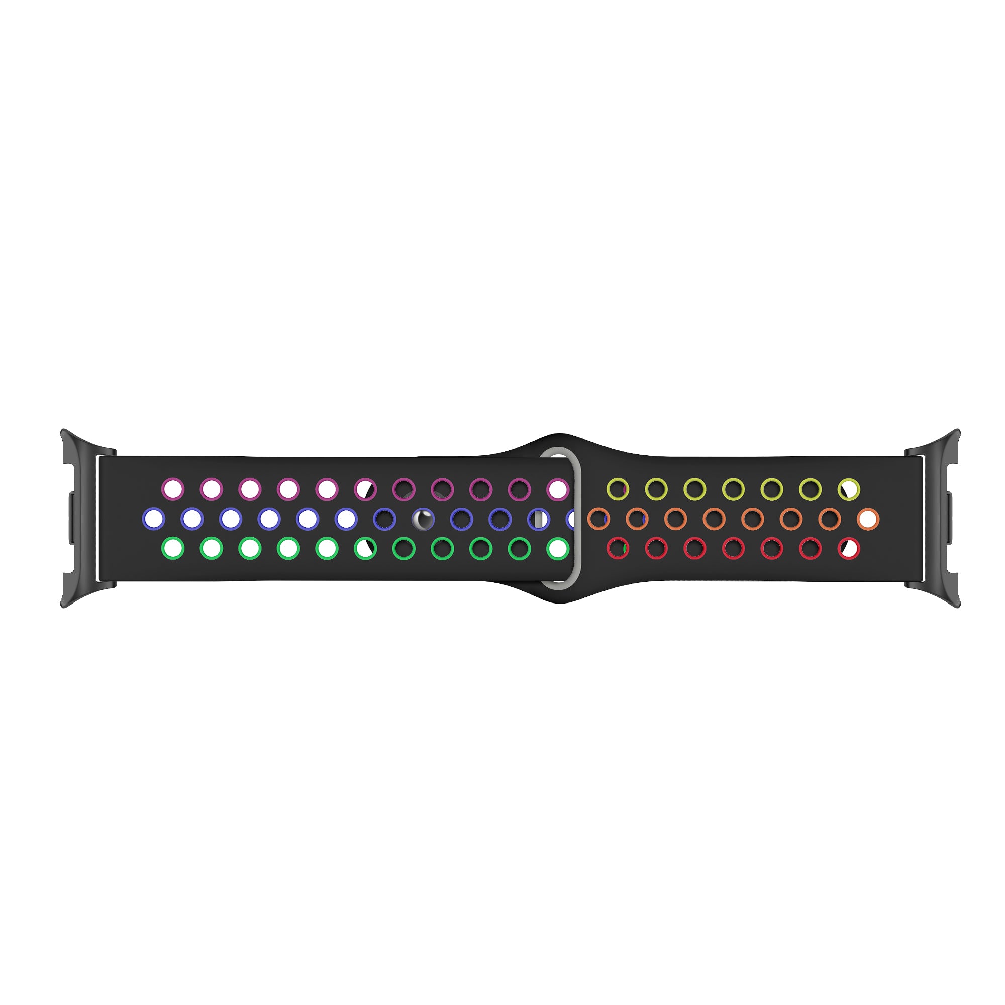 Samsung Galaxy Watch 8 - 44mm Sportarmband (Schwarz/Mehrfarbig)